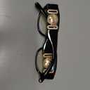 FEISEDY Trendy Blue Light Reading Glasses for Women and Men, Vintage 90s Anti-Glare Readers B0317 Black,2.5x