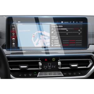Karltys 2 Pack Screen Protector for 2022-2025 BMW X3 X4 Accessories 12.3-Inch Touchscreen, 9H Tempered Glass Screen Protector for BMW X3, Anti Glare Anti Fingerprint Car Radio Screen Cover