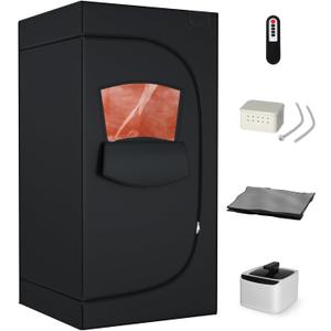 TOREAD 2024 Portable Steam Sauna for Home, Personal Full Body Sauna Tent with 2.6L 1000W Steamer, Foldable Home Spa Sauna for Relaxation, Gym, Yoga(Oxford Fabric, Easy Setup, Compact Design) (35.5*35.5*63 inches)
