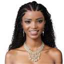 200% Density 100% Human Hair Braided Wigs for Black Women, Lightweight Handmade Braids 13x4 Lace Front Afro Queen Pre Braided Cornrow Glueless Wigs (16 inch)