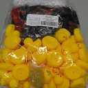 300 Pcs 2026 Graduation Gifts Bulk Graduation Rubber Ducks 2 Inch Mini Ducks with Academic Hats Tassels Sunglasses Chain 75 Inspirational Cards 75 Organza Bags for Class Student Grad Party Favor