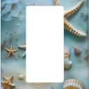 Decorative Art Light Switch Covers Shells and Starfish 1 Gang Rocker Outlet Decorative Switch plate Faceplate GFCI Light Switch Covers for Home Decor (1-Gang Rocker /5 x 3 IN)