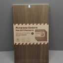 ROBOTIME 6-Pack Laser Wood Sheets 1/8" - 12 x 12 x 1/8 Inch - Cheery2Pcs &Walnut2Pcs &Maple2Pcs - 3mm Plywood for Laser Cutting, Laser Engraving Blanks
