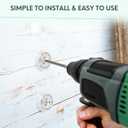 2 x Neosmuk Magnets with Screws, 60lbs Strong Neodymium Disc Magnet with Holes in The Center,Cup Magnet with Mounting Hole Heavy Duty, Round Magnet Rare Earth Magnetic High Strength in Middle,4 Pack (Silver)