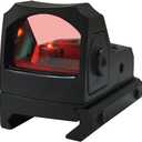 Red Dot Sight Shake Awake Optic for Pistols, 2MOA Dot 12 Brightness Adjustment Red Dot Scope, Suitable for RMR, Open Reflex Optics with Adapter Plate for MOS and 21mm Picatinny