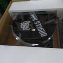 ANGELS HORN Vinyl Record Player, Bluetooth Turntable with Built in Speakers Phono Preamp, High Fidelity Turntables for Vinyl Records with Magnetic Cartridge AT-3600L, Belt Drive 2-Speed (Walnut Wood)