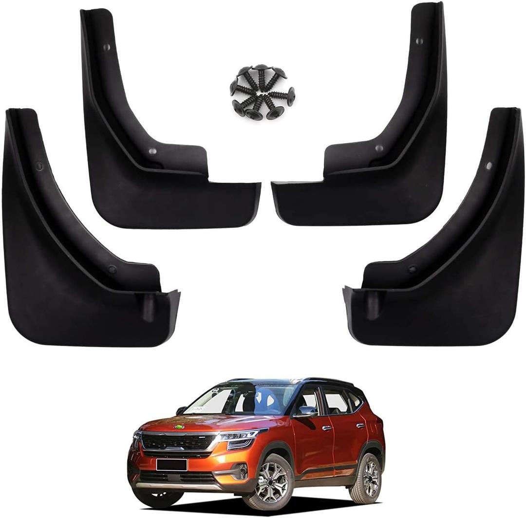 Autorder Mud Flpas Splash Guards for Kia Seltos 2021 2022 2023 2024 2025 Accessories Mudflap Fender Flares Front and Rear Mud Guard Set 4PCS