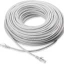 Cable Matters 1-Pack Snagless Long Cat6 Ethernet Cable (Cat6 Cable, Cat 6 Cable) in White 100 ft 
