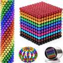 Update 521PCS Desk Fidget Toys for Adults, Desk Fidgets Toys for Office Stress,Magnet-Adults Beads Putty Toy Slime 18+