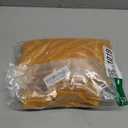 Simplebrand Gold Semi Sheer Curtains 63 Inch Length 2 Panels, Light Filtering Geometric Jacquard Clip Textured Short Sheer Curtains for BedroomModern Elegant Window Curtains Drapes, 42x63 inch