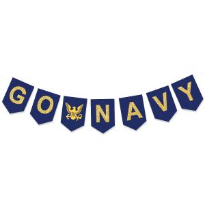 US Go Navy Party Decorations Banner Blue Glitter America Military Going Away Party Decoration US Go Navy Party Decorations Banner Blue Glitter America Military Going Away Party Decoration