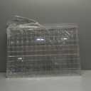 Wall Hanging Acrylic Showcase for Collectibles Large White/ 150 Openings