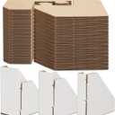 Zipcase 120 Pack Adjustable Cardboard Corner Protectors, Fit 1,1.5 and 2.2 Frames, Corner Protectors for Shipping, Cardboard Packing Corner, Packaging Edge Protector, Cardboard Shipping Corners
