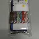 DEERLAMN Case for Samsung Galaxy S24 6.2-Inch with Slide Camera Cover+Screen Protector(1 Pack), Rotated Ring Kickstand Military Grade Shockproof Protective Cover-Navy Blue