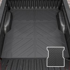 Bed Mat Compatible with 2024 2025 Toyota Tacoma Truck Mat Bed Liner All Weather 5Ft TPE Short Bed Truck Liner 2024 Tacoma Accessories (5 Ft Bed Mat)