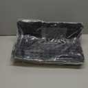 12 Pcs Under Couch Blocker for Bed Adjustable Furniture Plastic Under Bed Blocker with 30 Ties Black Couch Barriers for Dogs Pets Cats (Style 1)