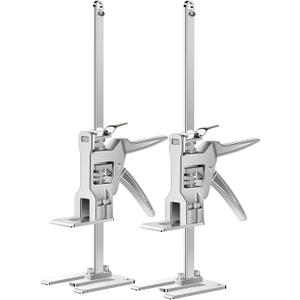 Labor Saving Arm Jack 2 Pack, Hand Lifting Jack Tool, Multi-Function Height Adjustment Device, for Installing Doors, Windows, Cabinets, Woodworking, Lifting Furniture