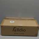 ALLDIO Tripod Floor Lamps for Living Room, Modern Standing Lamp with Drum Shade, Simple Industrial Tall Lamp, 9W LED Bulb Included  Brass