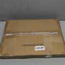 YINMIT Vinyl Record Holder, 80-100 LP Vinyl Record Storage Rack, Quick Assembly Vinyl Record Display, Retro Style Organizer for Magazine, Book, Files, Albums (Rustic Brown, 1 Tier)