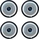 15 inch Silver Wheel Rim Cover Hubcaps Replacement R15 Hub Caps Snap On Universal Wheel Rim Cover ABS Exterior Accessories for Car Trunk SUV Set of 4