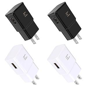 Fast Charging Block USB Wall Charger Plug Travel Adapter Plug Android Phone Charger for Samsung Galaxy S23/ S22/ S22 Ultra/ S21/ S20/ S10/ S9/ S8/ S7/ S6 Edge/ Note 10 9 8 Quick Charger, Cell Phone Charger