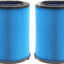 2 Pack VF5000 Replacement Filter for Ridgid for Shop Vac 6-20 Gallon Wet Dry Vacuums, 3 Layer Pleated Vacuum Filter Fits for WD1450 WD0970 WD1270 WD06700 WD1680 RV2400A
