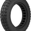 SYACHI 10x2.0 Solid Rubber Tire, Puncture-Proof 10x2 Inch 54-152 Tubeless Tire for Xiaomi M365 1S Pro2 / Kugoo m4 Electric Scooter Front Rear Offroad Replacement Wheels (Black, 1PC)