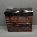 Vinyl Record Player with Upgraded Speakers and USB,Belt-Driven Bluetooth Turntable with 3 Speed AUX Input Headphone Jack and RCA Output