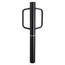 12 lbs T Post Driver with Handles Heavy Duty Fence Post Driver Post Pounder for T-PostsU ChannelMetal Post and Sign Post Pole Driver Tool,34 Inch Black