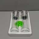 Home EC Premium Stainless Steel Sea Salt and Pepper Grinder Set of 2 - Adjustable Ceramic - Tall Glass Salt and Pepper Shakers - Kitchen Spice Mill W/Funnel & EBook