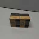 2 x Annova Mesh Stackable Drawer Cabinet and Shelf Organizer Bins Storage Basket School Office Supply Holder Tray- Set of 2 (Black, 3x3x2 Inch)