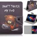 DETUOSI Universal 10.1 inch Tablet Case, 10 inch Tablet Cover, Magnetic Closure Travel Portable Protective Folio Leather Stand Shell Case for All Kinds of 9.6-10.6 inch Android/iOS/Windows Tablet #7