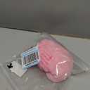 Sexy Open Front Ruffle Sheer Mesh Lace Wireless Babydoll Lingerie Dress with Thong 2 Piece (Large, Pink)