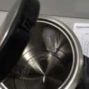 Basics Electric Stainless Steel Kettle for Tea and Coffee, BPAFree, Fast Boiling, Auto ShutOff, BoilDry Protection, 1.7 Liter, 1500W, Black and Silver