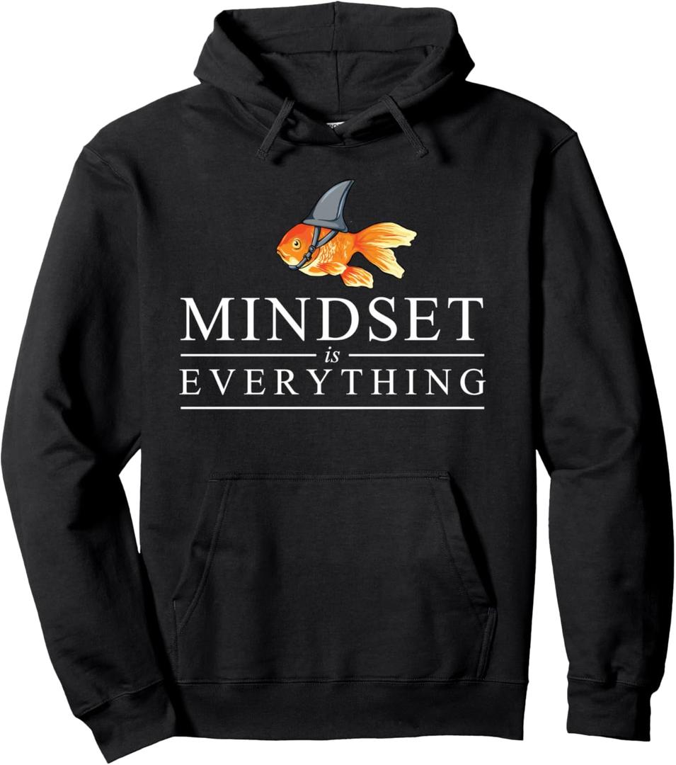 Mindest Is Everything - Motivational Quote Inspiration Pullover Hoodie M