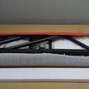 KOMOREBI Overbed Bedside Table Over The Bed Table with Wheels Laptop Desk Cart Table Stand Height and Length Adjustable for Hospital and Home Use Bed Trays Desk Hospital Bed Table on Wheels (Black)