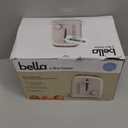 bella 2 Slice Toaster, 6 Setting Shade Control w Reheat, Cancel, Bagel & Defrost Buttons, Removable Crumb Tray, Anti Jam & Auto Shutoff, Auto Centering Guides & Cord Wrap, 900 Watt, Oatmilk