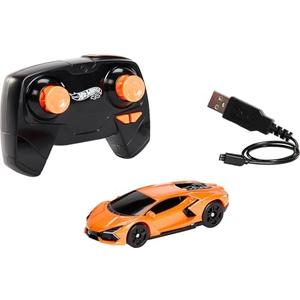 Hot Wheels RC Toy Car, Remote-Control Lamborghini Revuelto in 1:64 Scale, Recharge , Races & Stunts On- and Off-Track with Turbo Boost