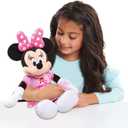 Disney Junior Mickey Mouse Funhouse Singing Fun Minnie Mouse 13 Inch Lights and Sounds Feature Feature Plush, Sings Bowtoons Theme Song, Kids Toys for Ages 3 Up by Just Play