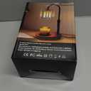 Lukasa Candle Warmer Lamp with Timer, Dimmer Adjustable Height, Birthday Gifts for Women Men, for Mom, Wax Melt Warmer for Candles for Home Room Decor, Thanksgiving (Black)