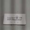 1200Mbps Dual Band 5GHz/2.4GHz WiFi Extender, WiFi Extender Signal Booster, 12880 Sq.Ft Coverage, 105-Device Support, Setup for Home & Outdoor Use,. Black