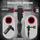 41-Piece Premium 1/4" Drive Magnetic Impact Nut Driver Set Metric & SAE Standard & Deep with Socket Adapters, 2-in-1 Ratchet Wrench, Wing Nut Driver, Universal Sockets, Quick Release Bit Holder