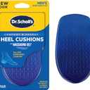 Dr. Scholl's Heel Cushions with Massaging Gel Advanced // All-Day Shock Absorption and Cushioning to Relieve Heel Discomfort (1 Count (Pack of 1))