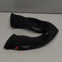 Suede Steering Wheel Cover with Upgraded Silicone Inner Ring, Breathable, Anti-Slip, Leather Universal 14.5 to 15 Inch Steering Wheel Cover (Black with Red Mark)