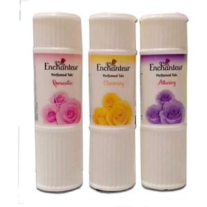 Enchanteur Perfumed Body Talcum Powder Charming, Romantic & Alluring Scent (Pack of 3 X 50 g.) by naveenana shop