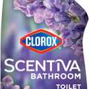 Clorox Scentiva Bathroom Toilet Cleaning Gel, Lavender and Jasmine, 24 Fluid Ounces