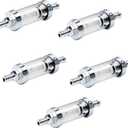 5/16 inch 9747 Inline Fuel Filter With Clear View Glass And Chrome (5)