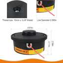 fs94r Trimmer Head 25-2 Weed Eater 4002 710 2108, 4002 710 2191 for Stihl FS55 FS55R FS56 FS56RC FS70 FS70R FS85 FS90 FS90R FS91 FS91R FS94 FS94R FS100RX FS130 FS131 FS250