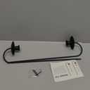 Wall Candle Holder Set of 2, Stylish Black Metal Wall Mount Candle Sconces, Modern Wall Decoration for Living Room, Farmhouse, Fireplace, and Christmas Decor