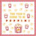 134Pcs Back to School Popcorn Bulletin Board Classroom Decoration Cute Popcorn Boxes Cutouts Name Tags Boarder Trim Back to School Popping Party Classroom Chalkboard Wall Door Decor Supplies